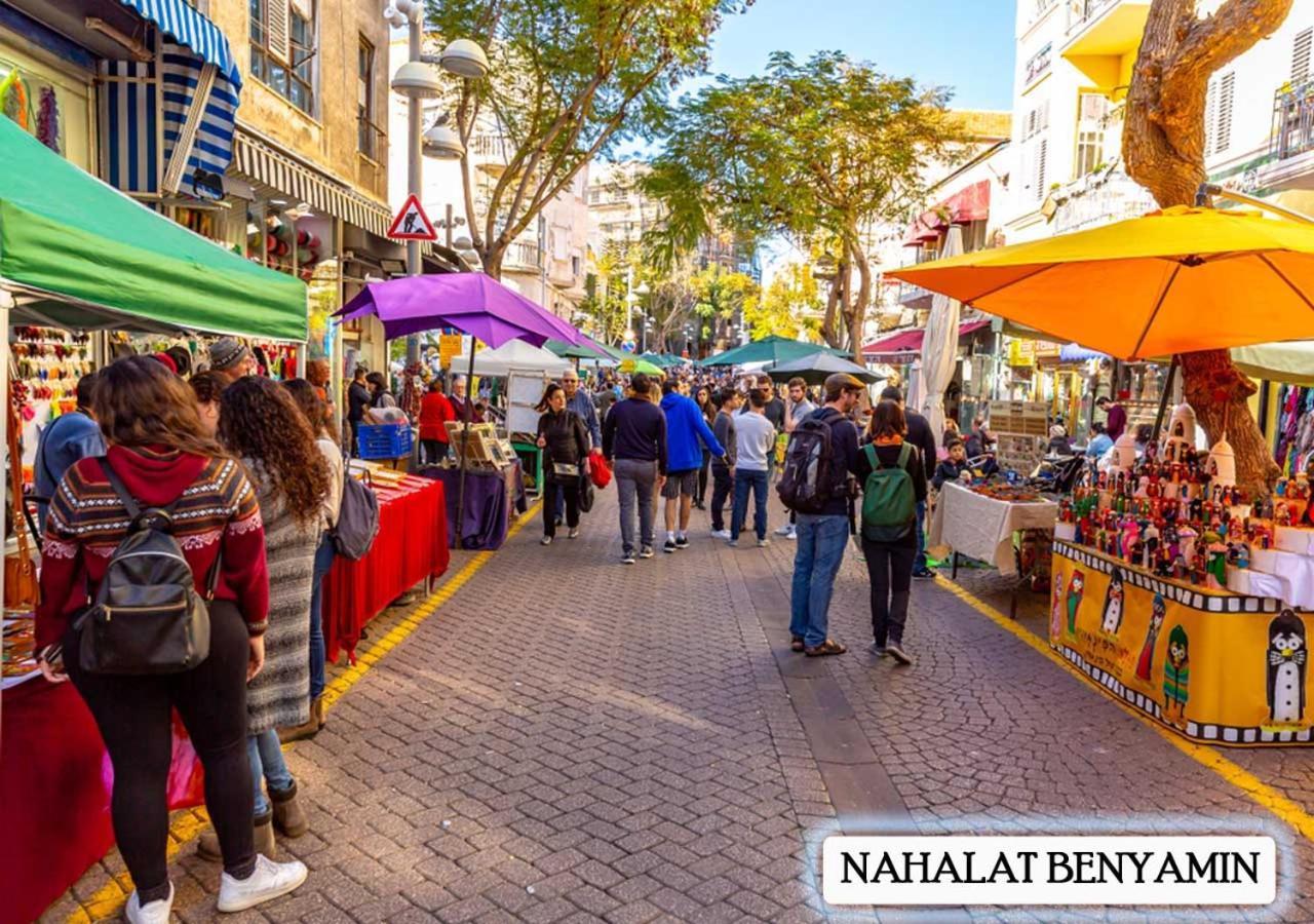 Tel-Aviv Center, Near The Beach, Terrace, 2 People Buitenkant foto
